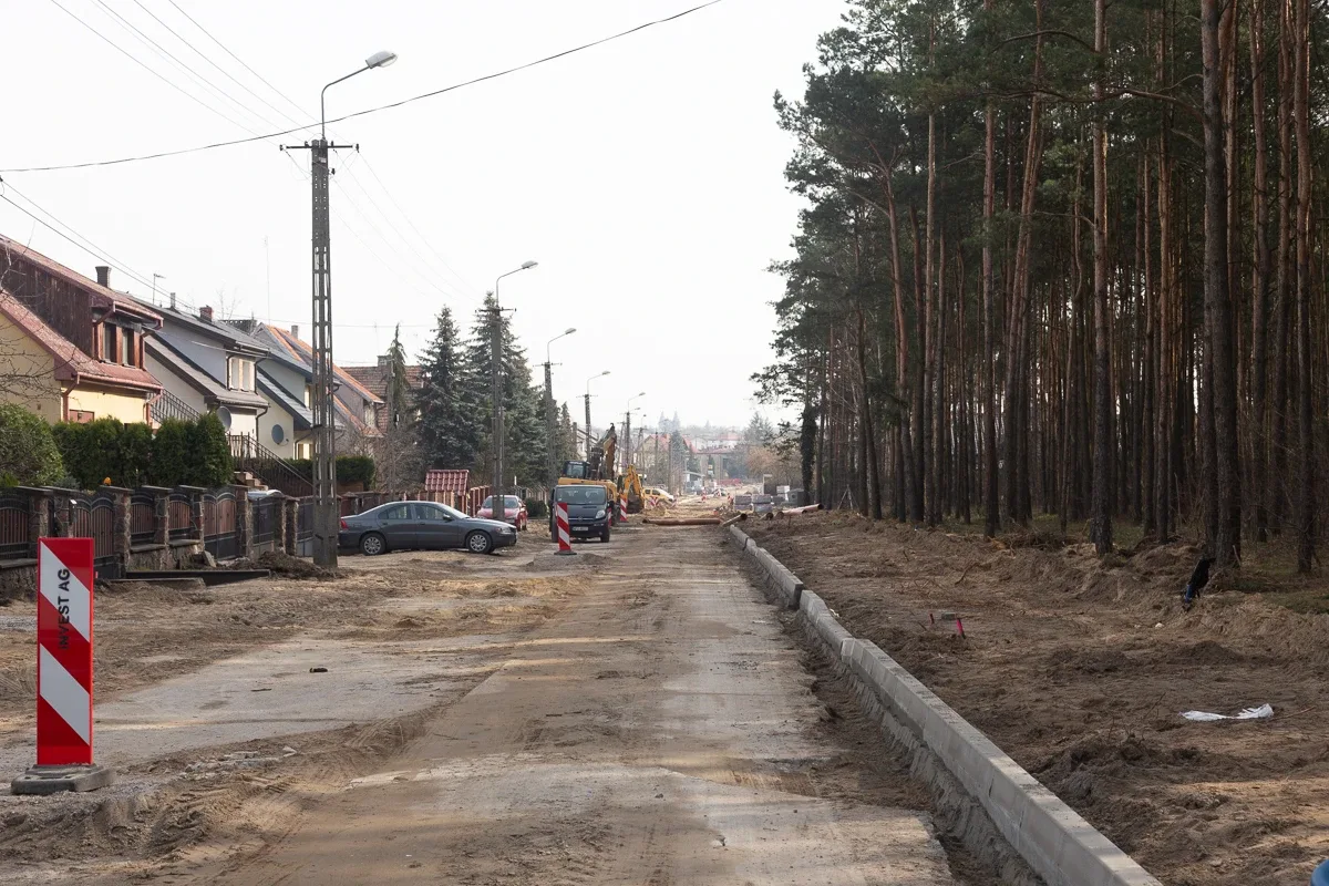 Prace przy ciągu ulic Lubiejewska - Prusa trwają (zdjęcia)