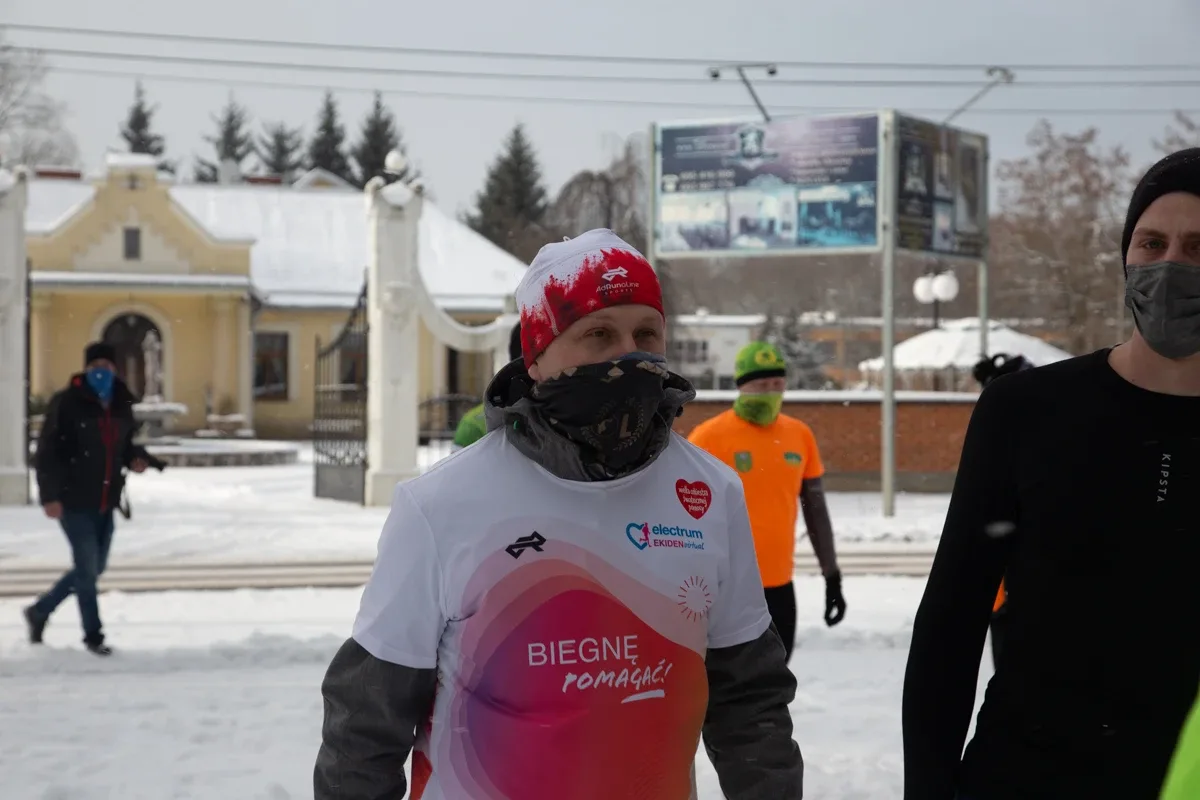 Charytatywny bieg "Ostrów Biega" podczas 29. Finału WOŚP (zdjęcia)