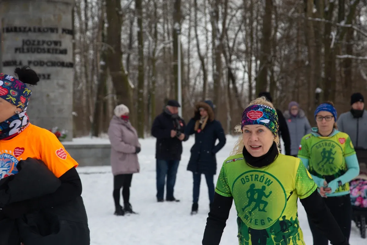 Charytatywny bieg "Ostrów Biega" podczas 29. Finału WOŚP (zdjęcia)