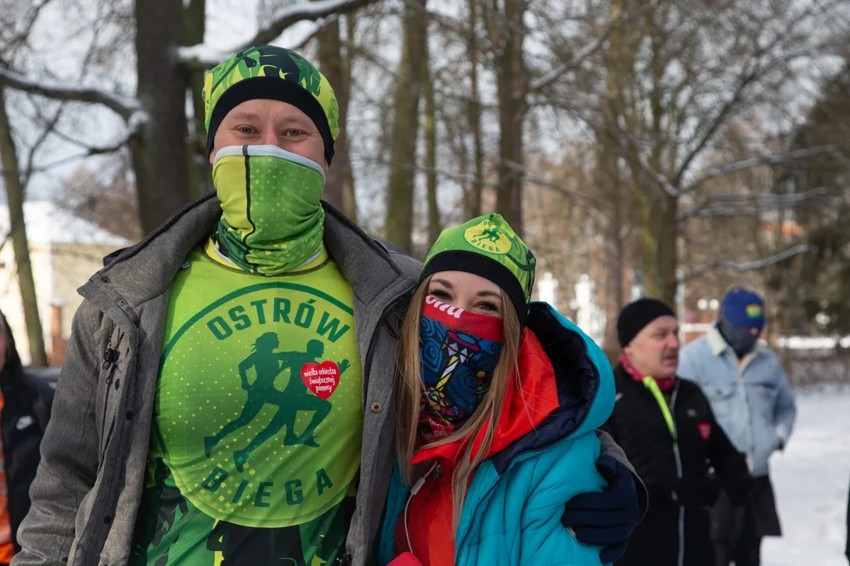 Charytatywny bieg "Ostrów Biega" podczas 29. Finału WOŚP (zdjęcia)