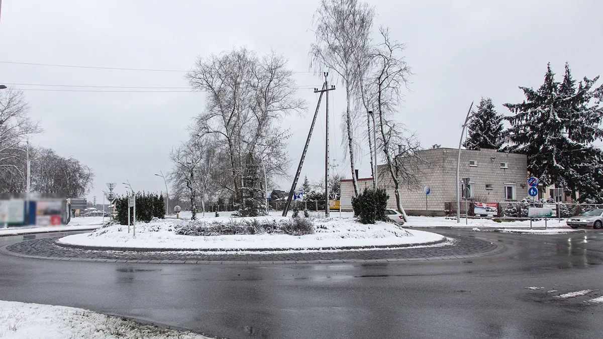 Ostrów Mazowiecka pokryta śniegiem (zdjęcia)