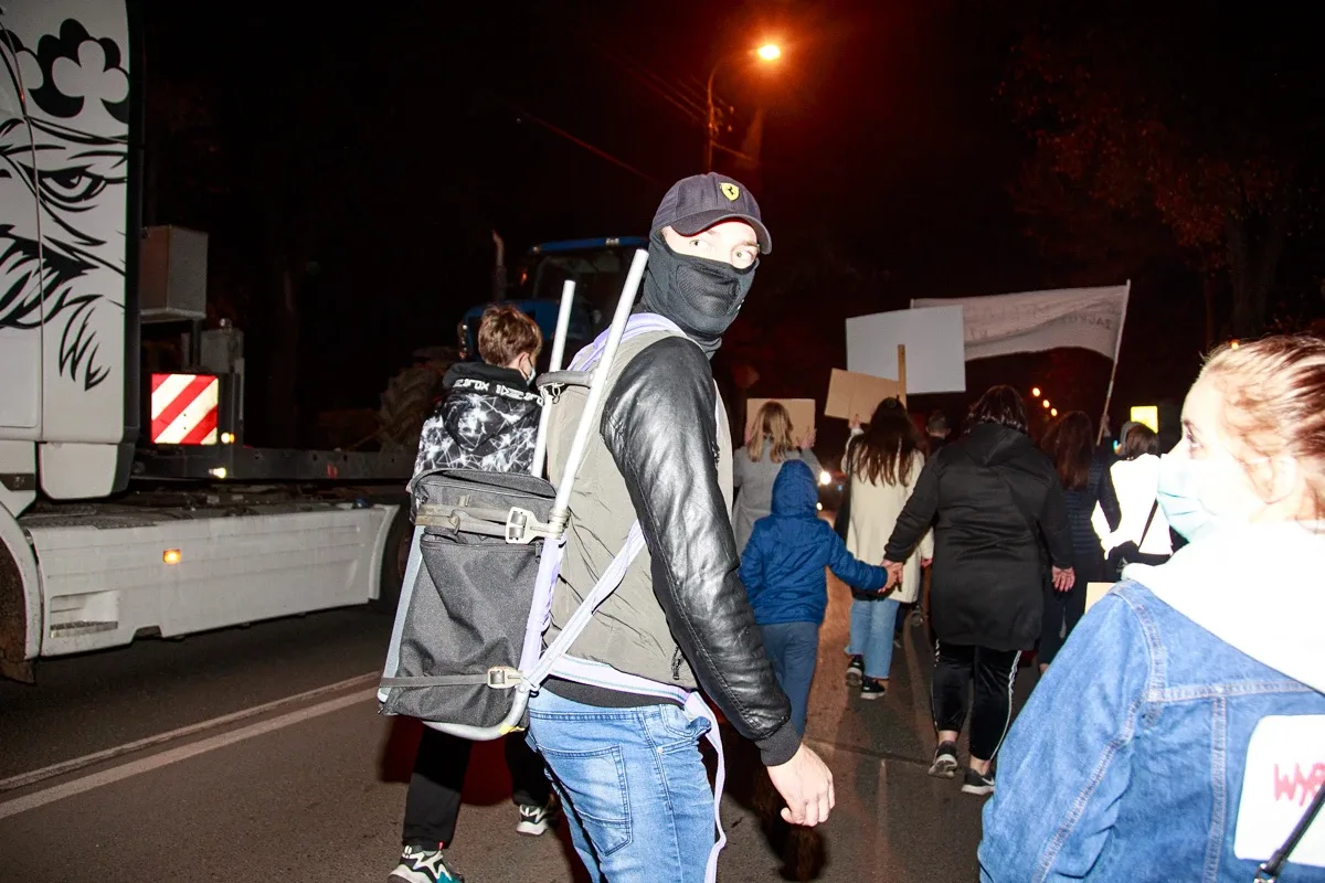 Piątkowy Strajk kobiet w Ostrowi Mazowieckiej (zdjęcia)