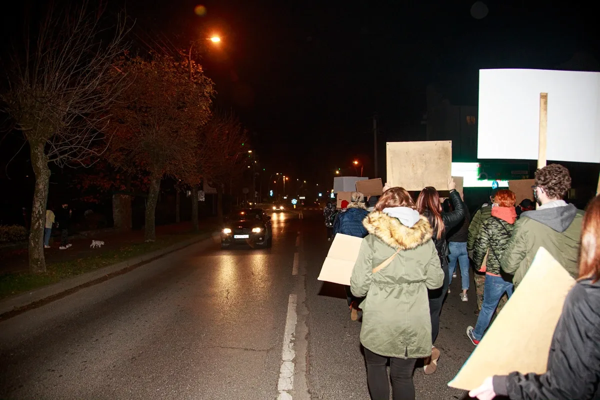 Piątkowy Strajk kobiet w Ostrowi Mazowieckiej (zdjęcia)