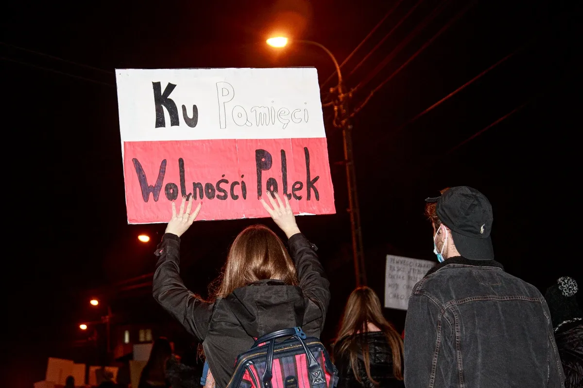 Piątkowy Strajk kobiet w Ostrowi Mazowieckiej (zdjęcia)