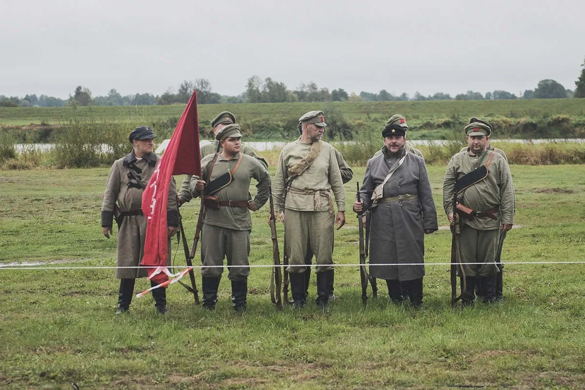 Gmina Brok zorganizowała inscenizację bitwy sprzed 100 lat (zdjęcia)