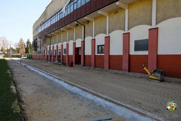 Remont elewacji budynku  MOSiR przy ulicy Warchalskiego 