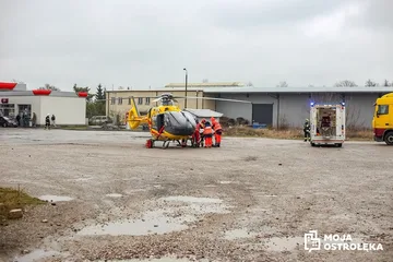 Poważny wypadek w Czerwinie. Poszkodowane dzieci (zdjęcia)