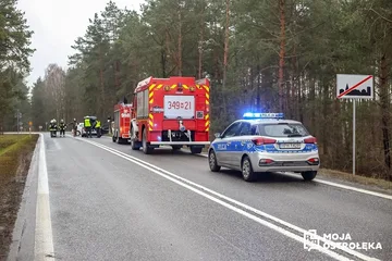 Poważny wypadek w Czerwinie. Poszkodowane dzieci (zdjęcia)