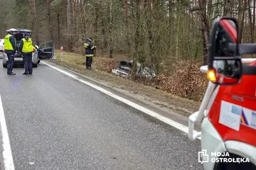 Poważny wypadek w Czerwinie. Poszkodowane dzieci (zdjęcia)