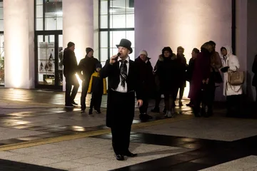 Happening Krakowskiego Teatru Ulicznego (zdjęcia, wideo)