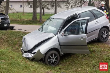 Zderzenie trzech aut w Królach Małych (zdjęcia)