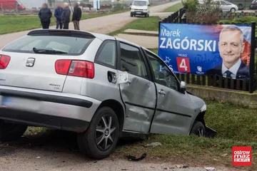 Zderzenie trzech aut w Królach Małych (zdjęcia)