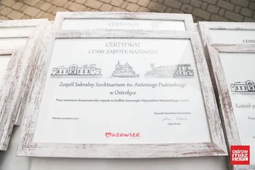 Zabytki z powiatu ostrowskiego z certyfikatami "Cenny zabytek z Mazowsza" (zdjęcia)