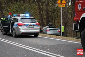 Śmiertelny wypadek w pobliżu Czerwina (zdjęcia)