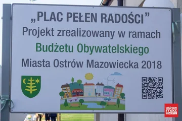 "Plac Pełen Radości" oficjalnie otwarty (zdjęcia)