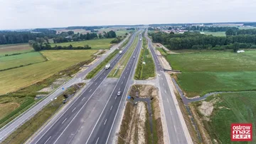 S8 wciąż w trakcie przebudowy (zdjęcia z lotu ptaka)