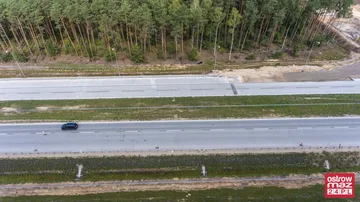S8 wciąż w trakcie przebudowy (zdjęcia z lotu ptaka)