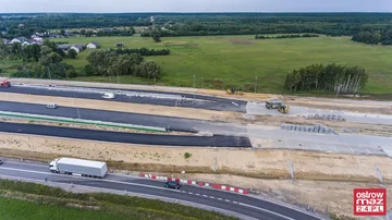 S8 wciąż w trakcie przebudowy (zdjęcia z lotu ptaka)