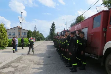 Manewry strażackie w gminie Andrzejewo (zdjęcia)