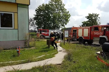 Manewry strażackie w gminie Andrzejewo (zdjęcia)