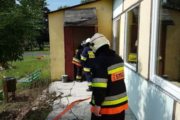 Manewry strażackie w gminie Andrzejewo (zdjęcia)