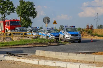 Śmiertelny wypadek na drodze do Różana (zdjęcia)