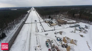 Rozbudowa S8 coraz bliżej końca (zdjęcia lotnicze, wideo)