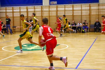 Rozgrywki U16M między MKS Ostrowianka i UKS Probasket Mińsk Mazowiecki (zdjęcia)