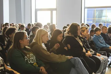 Sebastian Brejnak i Karol Miernik poprowadzili muzyczno-literacki poranek (zdjęcia)