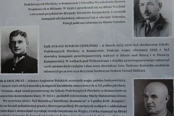 Spotkanie z prof. Adamem Dobrońskim i otwarcie wystawy plenerowej pt. "Śladami Podchorążych" (zdjęcia)