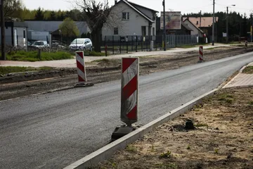 Prace remontowe ulicy Małkińskiej (zdjęcia)