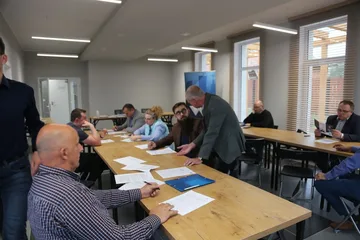 Spotkanie rekrutacyjno-organizacyjne dotyczące studiów podyplomowych Executive MBA w Wąsewie (zdjęcia) 
