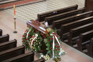Ostatnia droga śp. Edwarda Chrupka