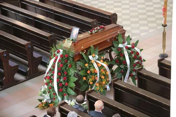 Ostatnia droga śp. Edwarda Chrupka