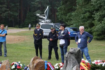 Obchody 78 rocznicy buntu więźniów obozu śmierci Treblinka II 