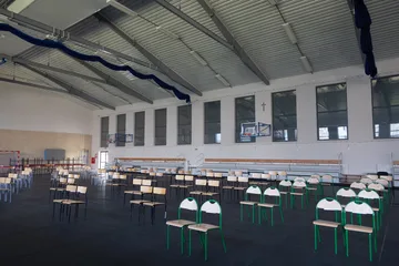 Prace nad Punktem Szczepień Powszechnych na ostatniej prostej (zdjęcia)