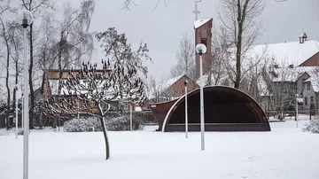 Ostrów Mazowiecka pokryta śniegiem (zdjęcia)