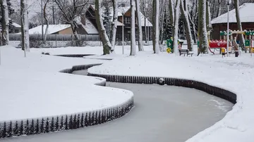 Ostrów Mazowiecka pokryta śniegiem (zdjęcia)