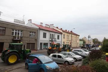 Protest rolników w Ostrowi Mazowieckiej (zdjęcia, wideo)