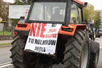 Protest rolników w Ostrowi Mazowieckiej (zdjęcia, wideo)
