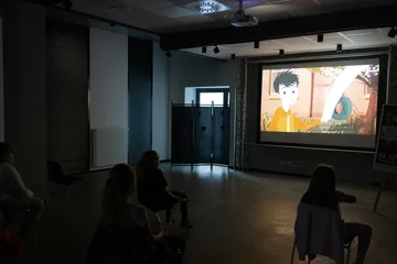 Kino dla dzieci w ramach Nocy Bibliotek (zdjęcia)