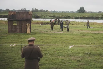 Gmina Brok zorganizowała inscenizację bitwy sprzed 100 lat (zdjęcia)
