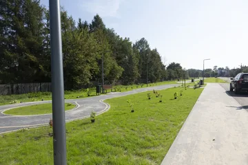Międzynarodowa aleja w Ostrowi Mazowieckiej (zdjęcia)