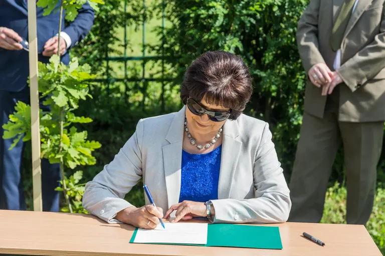 Aleja Dębów powstała na terenie "Ekonomika" (zdjęcia)