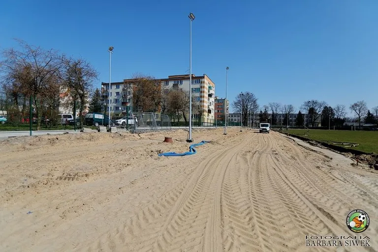 Remont elewacji budynku  MOSiR przy ulicy Warchalskiego 