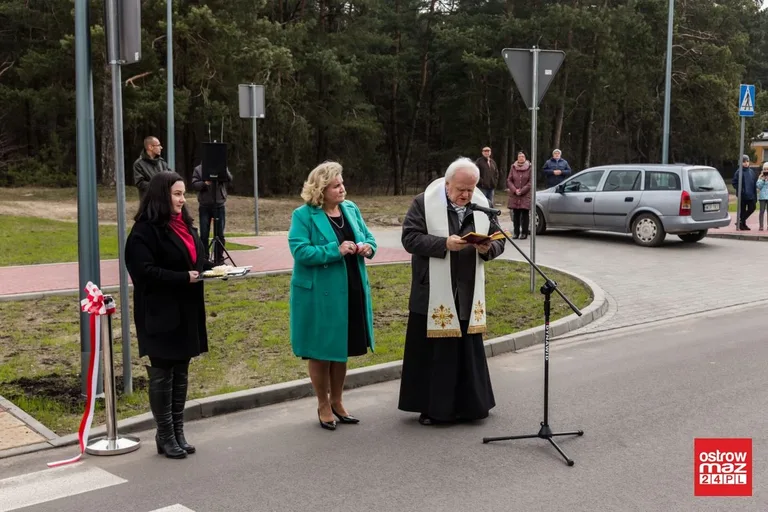 Oficjalne otwarcie ulicy Przedszkolnej w Małkini Górnej (zdjęcia, wideo)