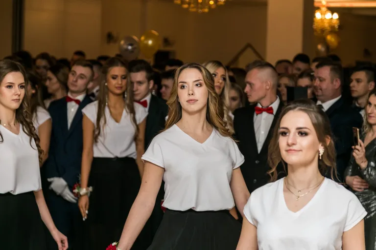 Studniówka maturzystów ostrowskiego Rubinka (zdjęcia, wideo)