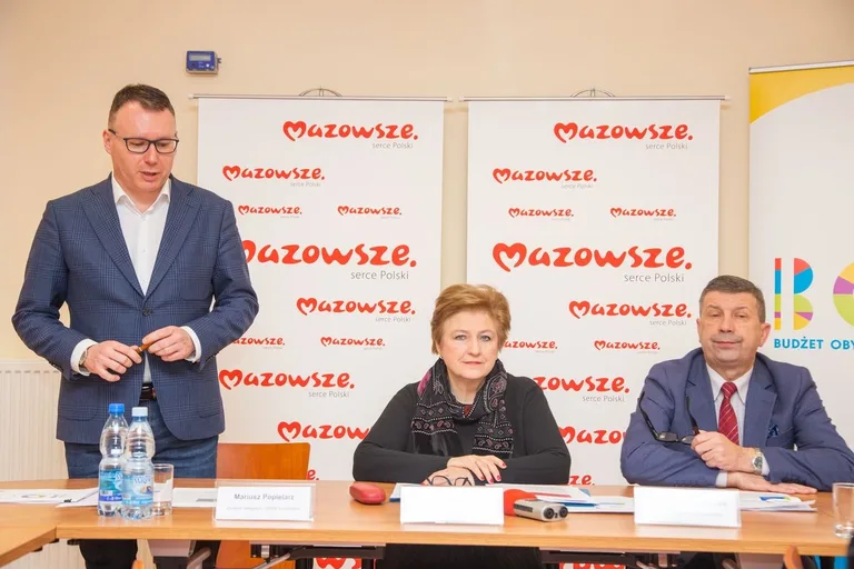 Rozmawiali o budżecie obywatelskim Mazowsza. Do rozdysponowania jest 25 mln złotych (zdjęcia)