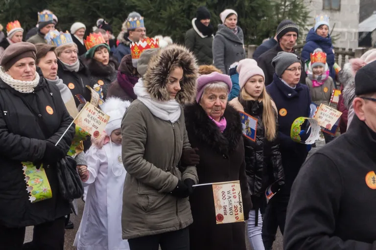 Orszak Trzech Króli w Wąsewie (zdjęcia, wideo)