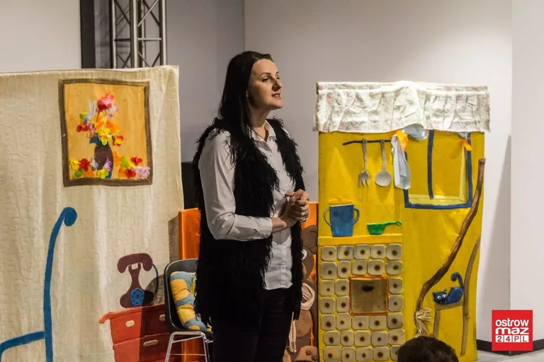 "Perypetie Pluszowego Misia". Spektakl dla dzieci w Ostrowi Mazowieckiej (zdjęcia, wideo)